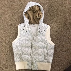 Fun pattern Puffy Vest